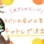 すぐにお金が必要ならチャトレで決まり！