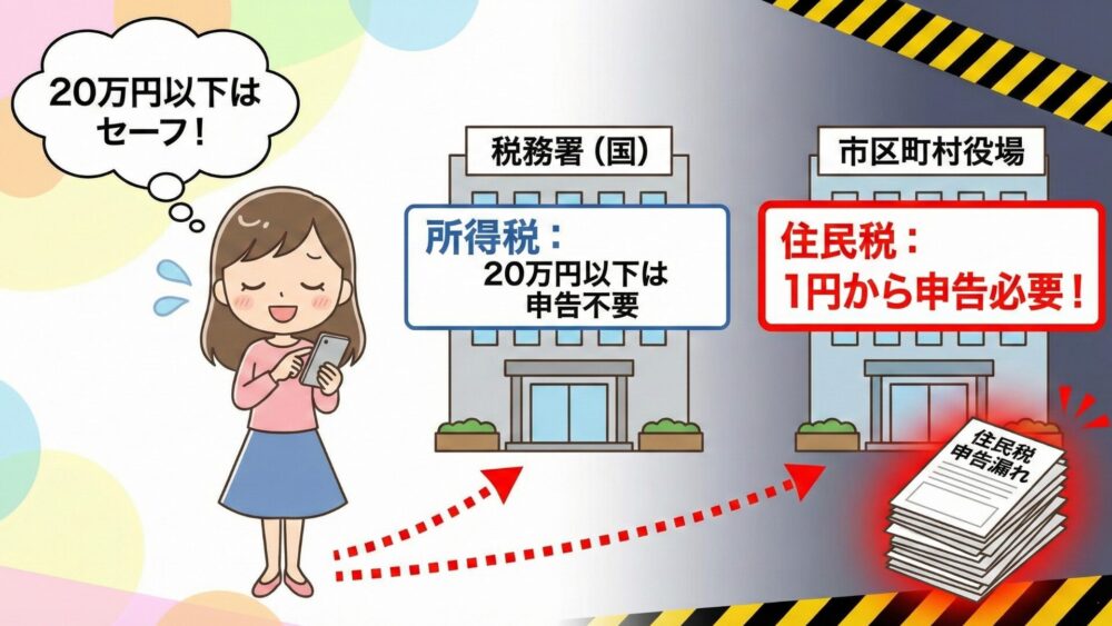 管轄するルールの違い