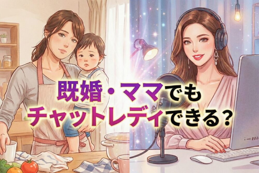 既婚・ママでもチャットレディできる？